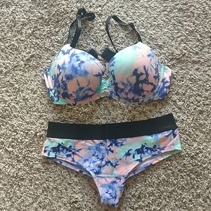 PINK bra and panties